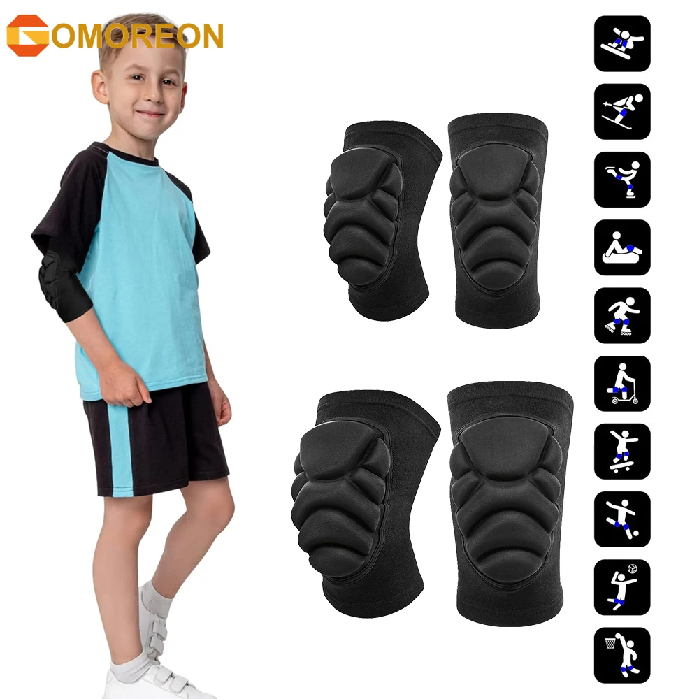Cycling Protective Gear Kids - Joelheiras e cotoveleiras para crianças, mangas