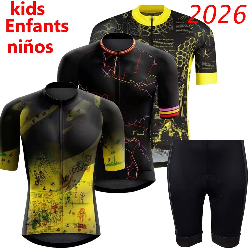 Cycling Protective Gear Kids - Conjunto de Camisa de Ciclismo Infantil