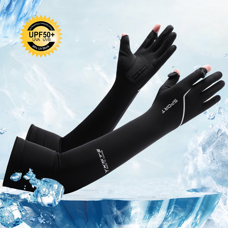Cycling Gloves - Mangas de Proteção Solar Masculinas de