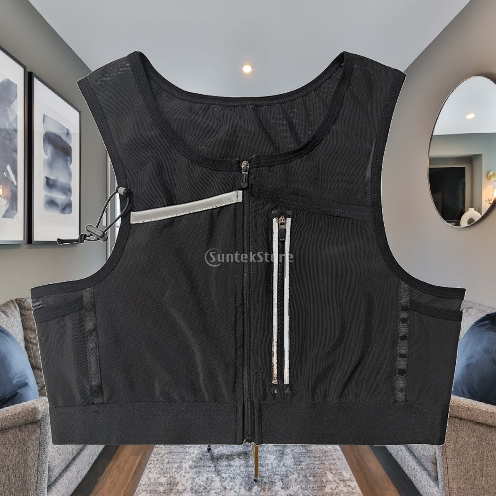 Reflective Cycling Vest - Bolsa de Peito Refletiva para Corrida