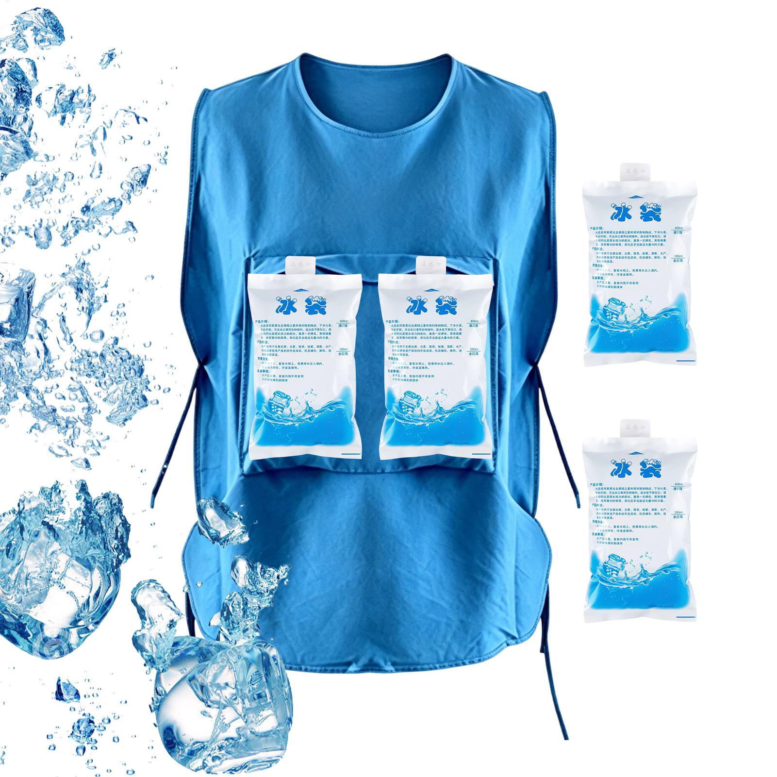Cycling Gear Cold Weather - Colete de Resfriamento com 4 Bolsas
