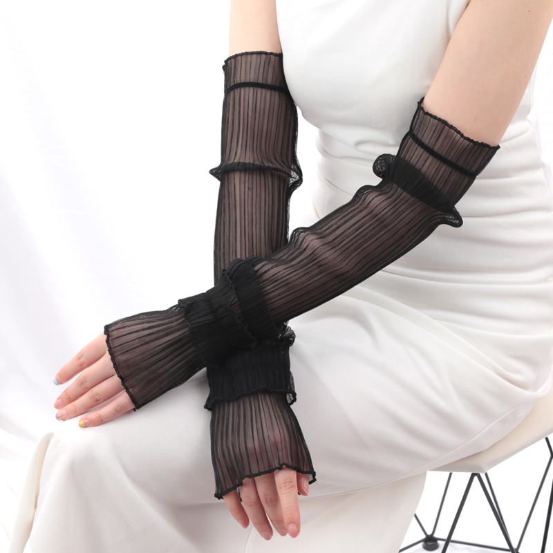 Cycling Gloves - 1 par de seda gelo mangas