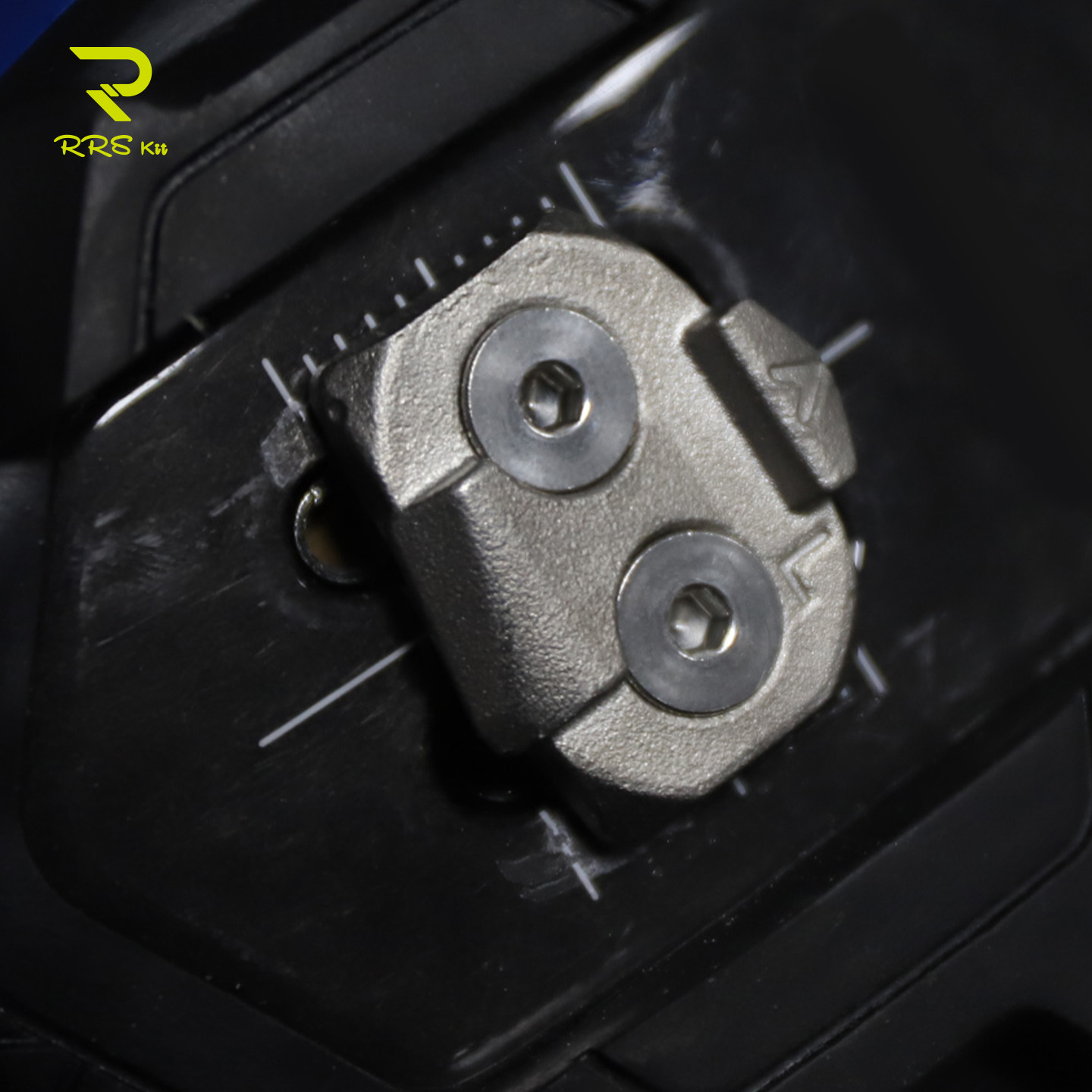 Mtb Pedals - Placa de Bloqueio de Aço Inoxidável