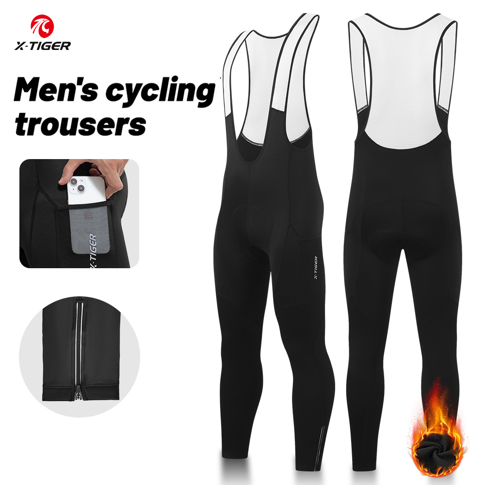 Cycling Gear To Keep You Warm - Calças de Ciclismo Masculinas X-TIGER para