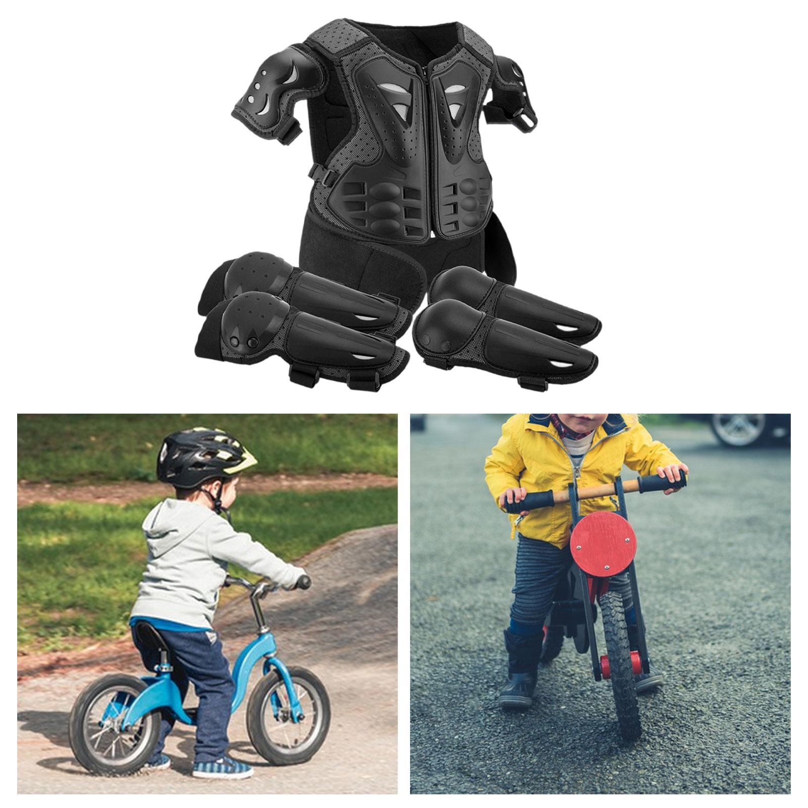 Cycling Gear For Kids - Acessórios Universais para Motocross, Armadura Confortável