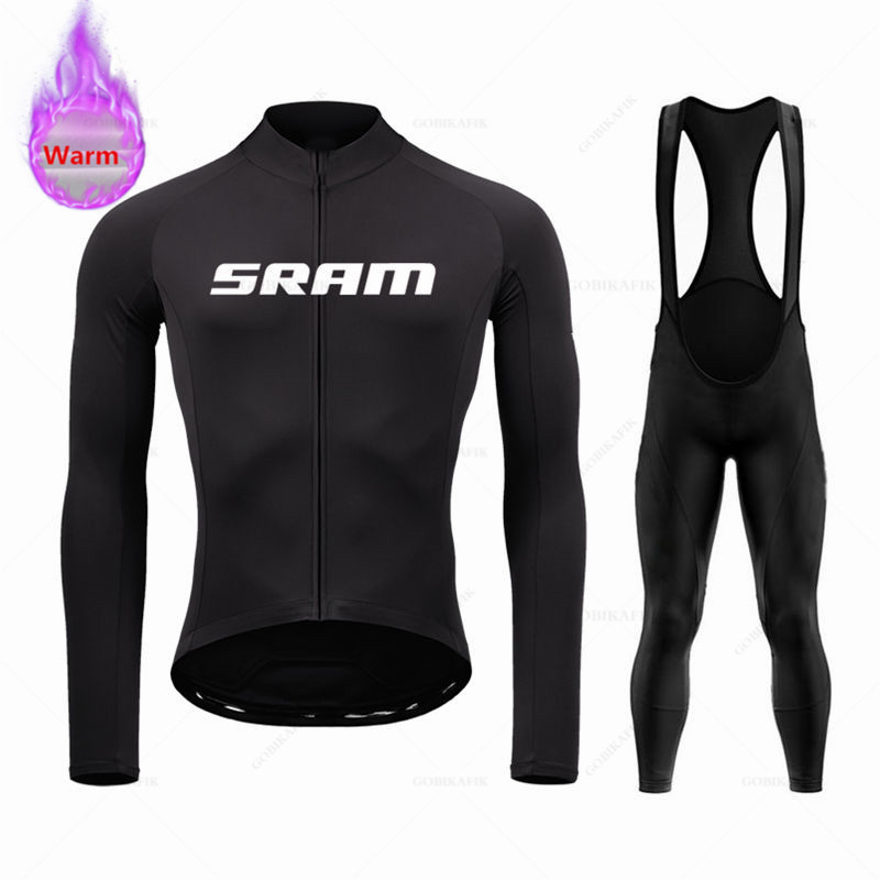 Junior Cycling Gear - Sram equipe inverno manga longa lã