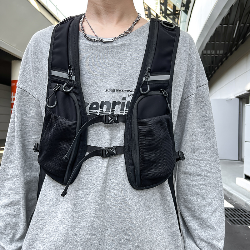 Bolsa de Peito Hip Hop Streetw - Reflective Cycling Vest avaliação e preço