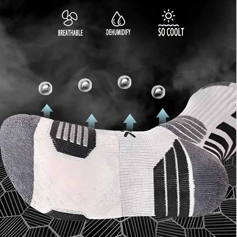 Meias de compressão respirávei - Cycling Gear Men avaliação e preço