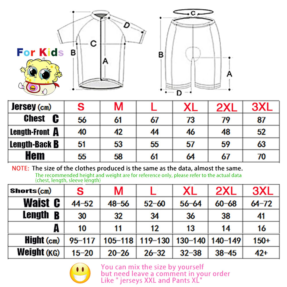 Conjunto de Camisa de Ciclismo - Cycling Protective Gear Kids avaliação e preço