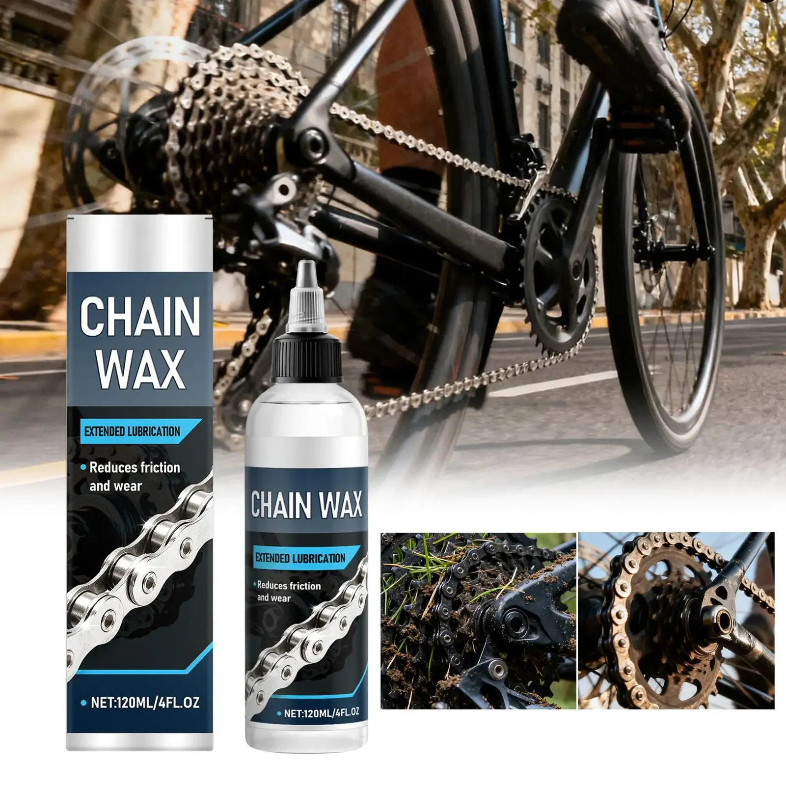 Lubrificante à base de cera pa - Bike Chain Cleaner avaliação e preço