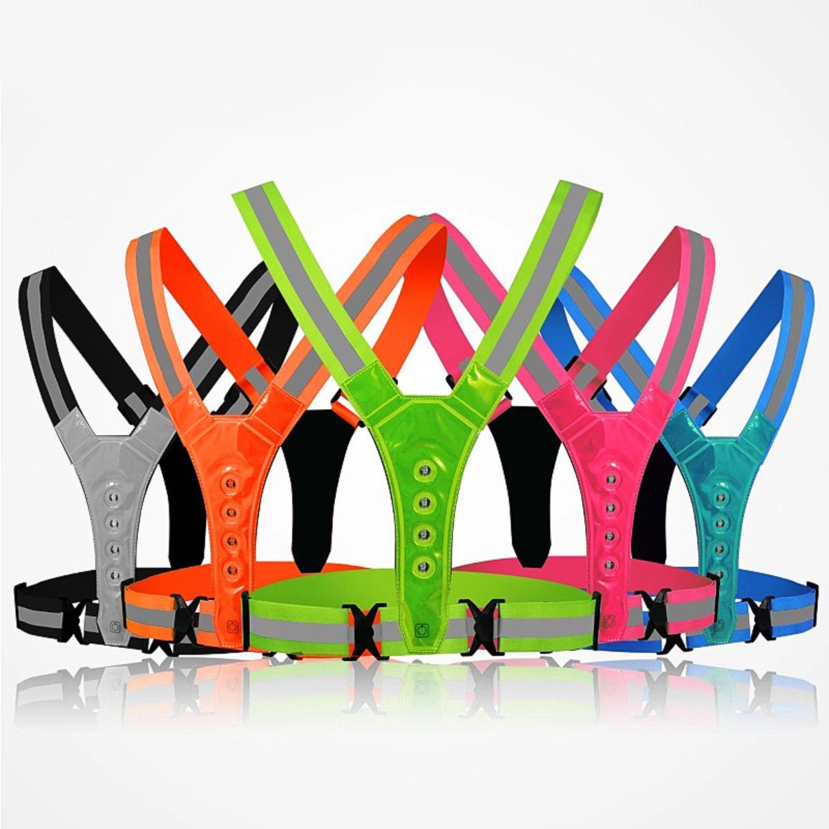 Colete de segurança LED ajustá - Cycling Gear For Women avaliação e preço