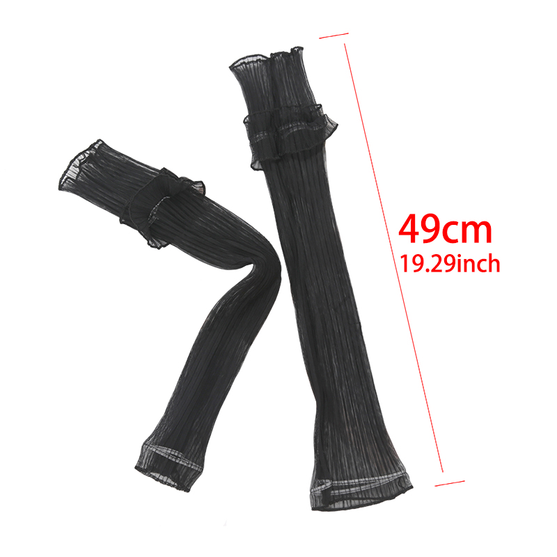1 par de seda gelo mangas comp - Cycling Gloves avaliação e preço