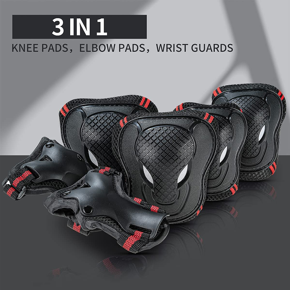 6 pçs/set conjunto de equipame - Cycling Protective Gear Kids avaliação e preço
