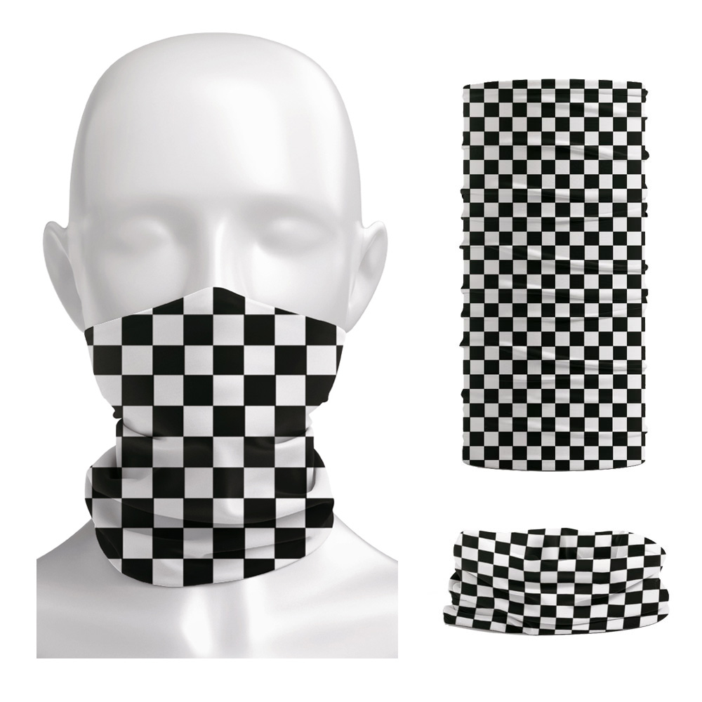 Xadrez ska impresso bandana pe - Cycling Gear Men avaliação e preço